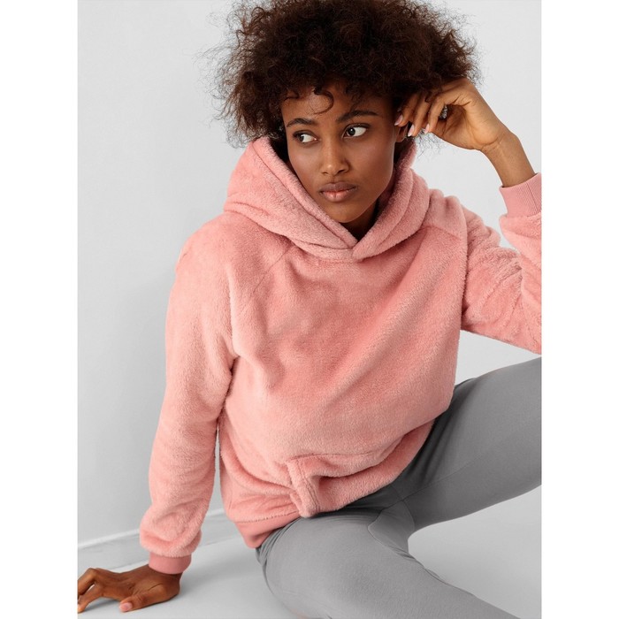 фото Худи женское 4f sweatshirt, размер 42 (h4z21-bld017-65s)