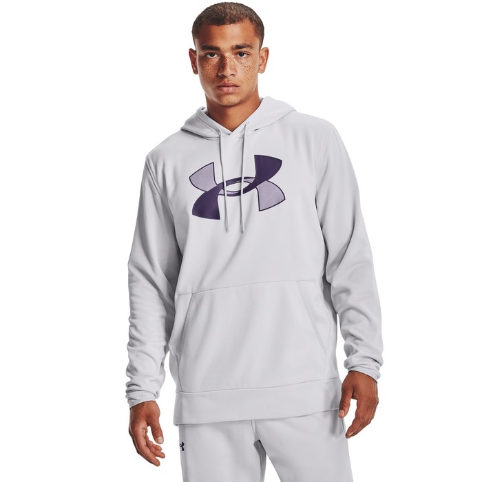 фото Худи мужское under armour fleece big logo hoodie, размер 46-48 (1357085-014)