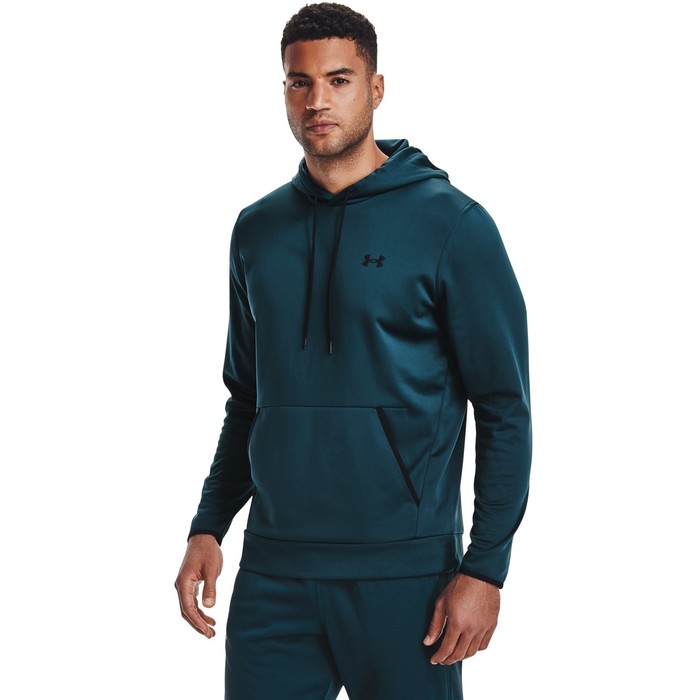 фото Худи мужское under armour fleece hoodie, размер 46-48 (1357087-413)