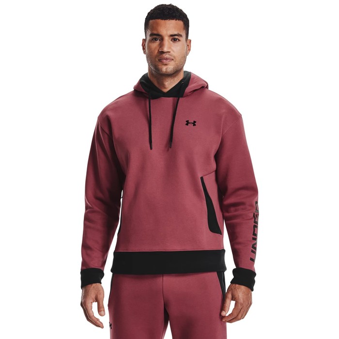 фото Худи мужское under armour recover fleece hoodie, размер 46-48 (1357071-652)