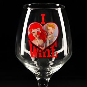 

Бокал для вина "I love wine"