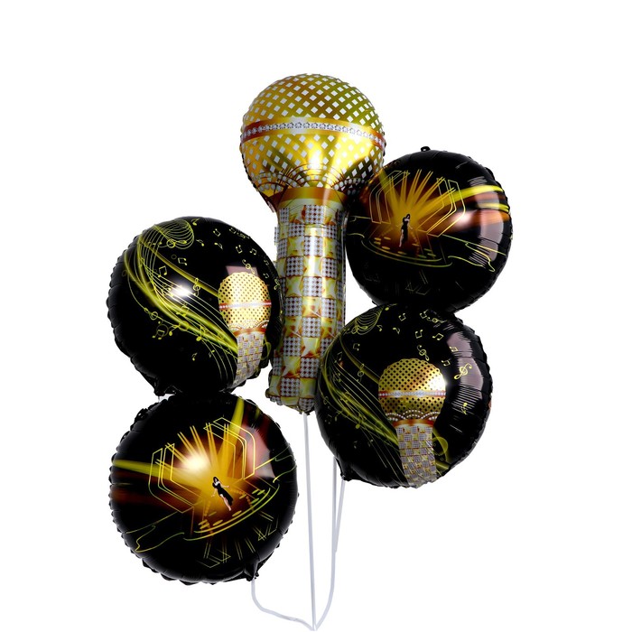 Букет из шаров «Концертный», набор 5 шт. букет из шаров праздничный