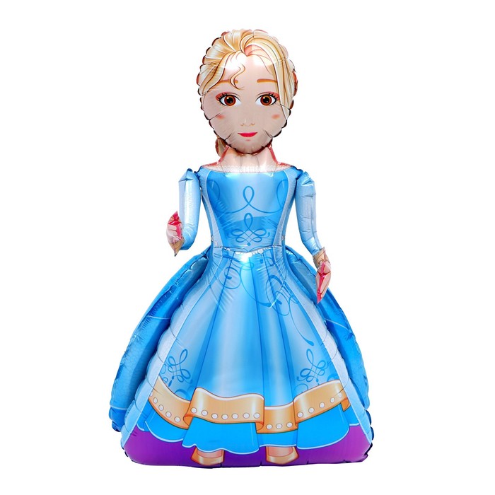 Шар фольгированный 30 «Девочка в голубом платье»