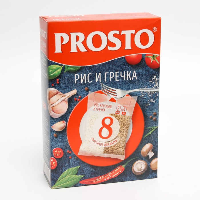 

Рис&Греча PROSTO 500г (4 пак риса и 4 пак гречи)