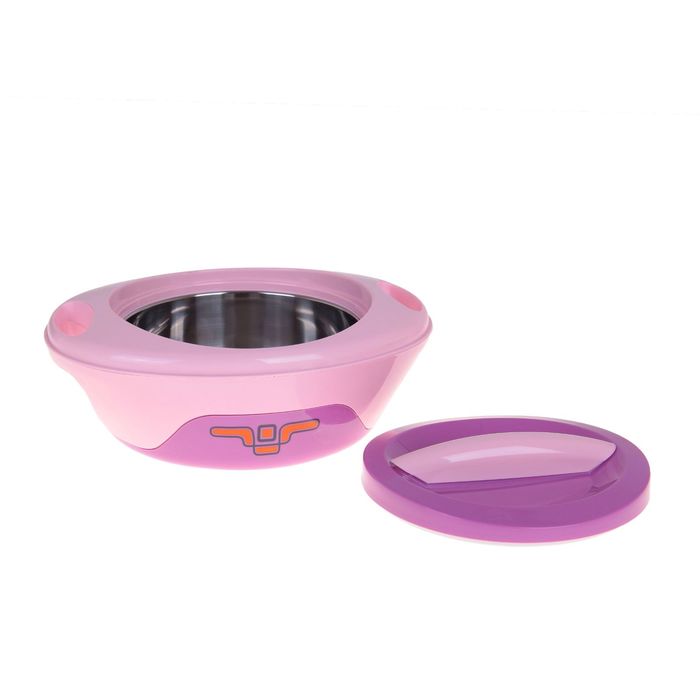 Термокастрюля "Инопланетная тарелка" 4в1 (внутри металл), объем: 0,5 л, 1 л, 1,5 л, 2 л, цвета МИКС