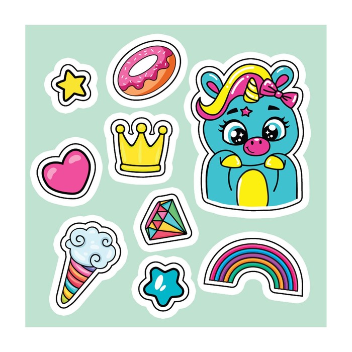 

Игрушка-сюрприз Pets pops, с наклейками, единорожки, МИКС