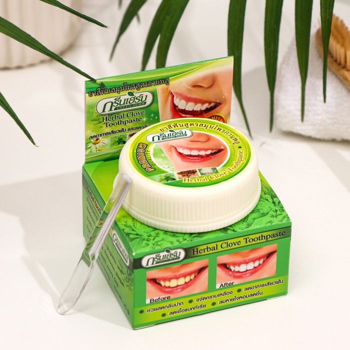 Зубная паста Green Herb растительная, 25 г