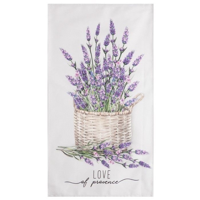 фото Полотенце "этель" lavender 40х73 см, 100% хлопок, саржа 190 гр/м2