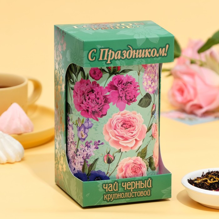 Чай чёрный London Pride «Цветы», картон, 75 г