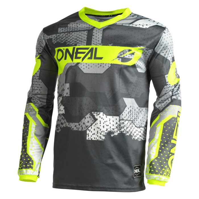 

Джерси O'NEAL Element Camo V.22, детская, размер S, серая, жёлтая