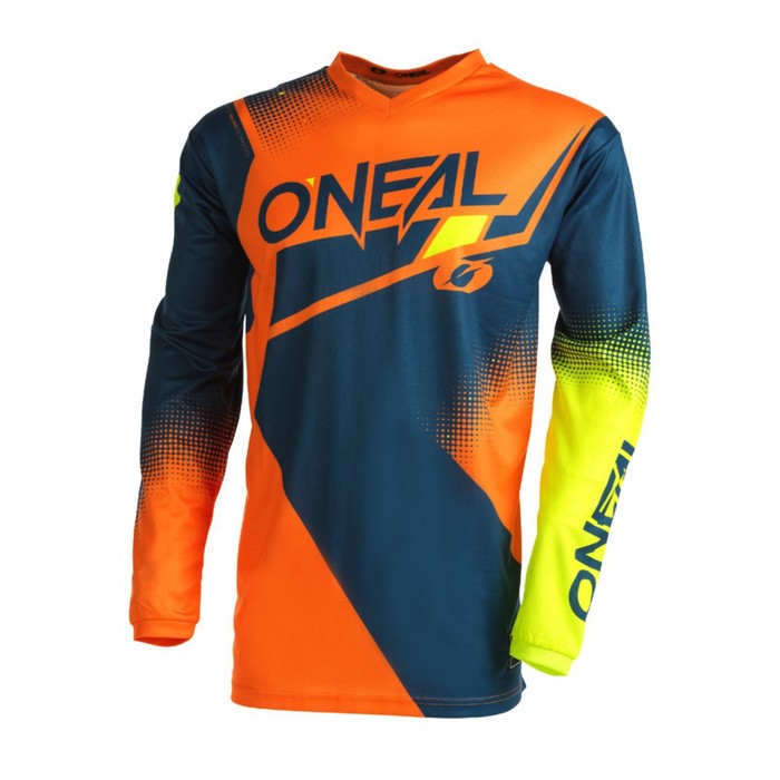 фото Джерси o'neal element racewear v.22, мужской, размер m, синяя, оранжевая