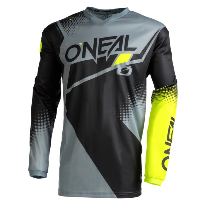 Джерси O'NEAL Element Racewear V.22, детская, мужской, черный/серый, XXL