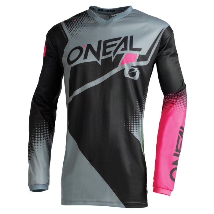 

Джерси O'NEAL Element Racewear V.22, женская, размер M, чёрная, серая
