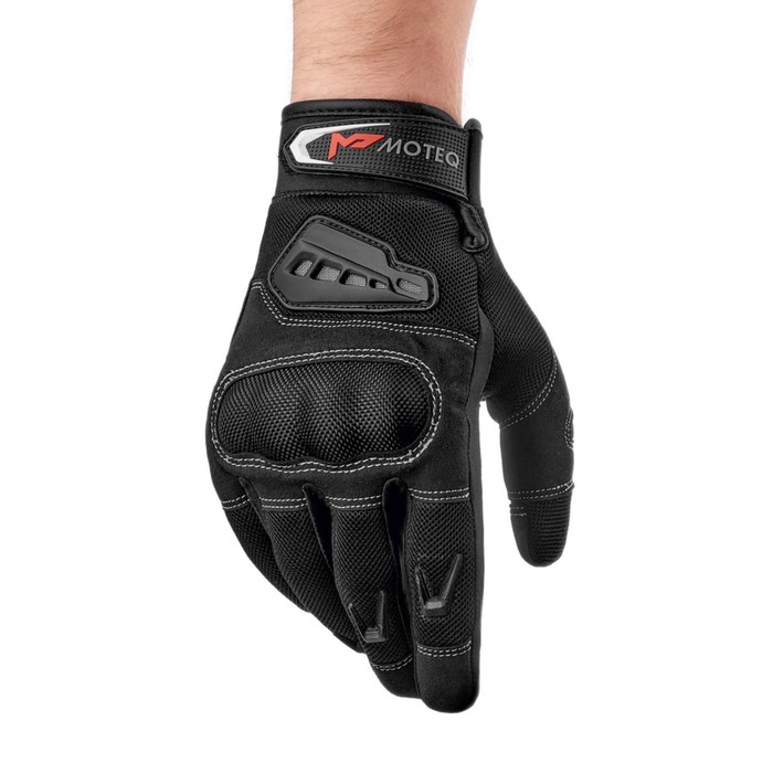 Перчатки для езды на мототехнике MOTEQ Twist 2.1 сетка, мужские, размер L, чёрные перчатки для езды на мототехнике o neal sniper elite мужские черный оранжевый l