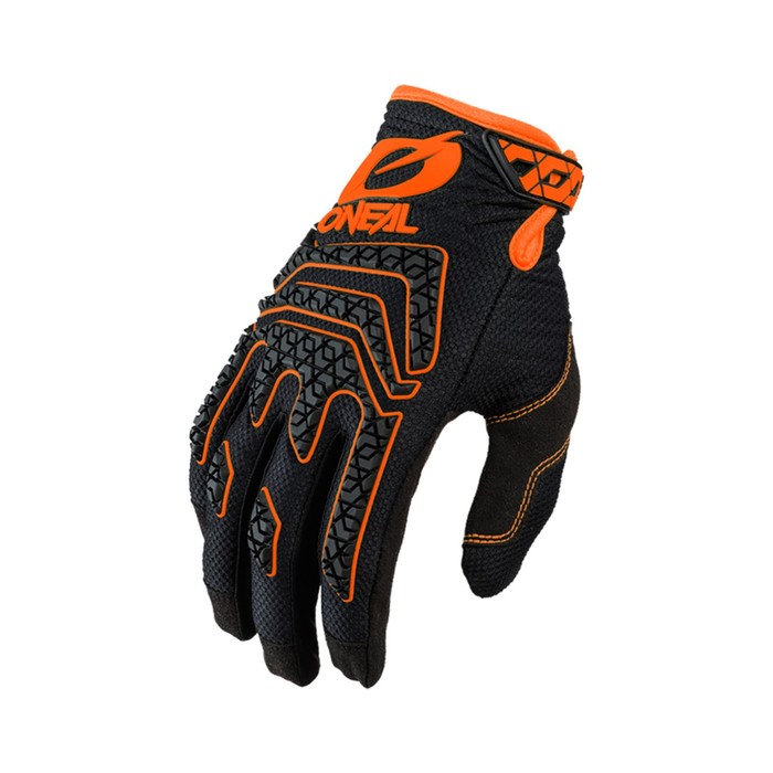 Перчатки для езды на мототехнике O'NEAL SNIPER ELITE, мужские, размер L, чёрные, оранжевые перчатки для езды на мототехнике o neal sniper elite мужские черный оранжевый l
