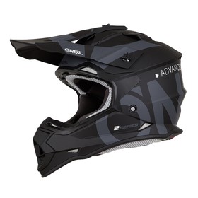 Шлем кроссовый O'NEAL 2Series Slick, черный/серый, M Ош