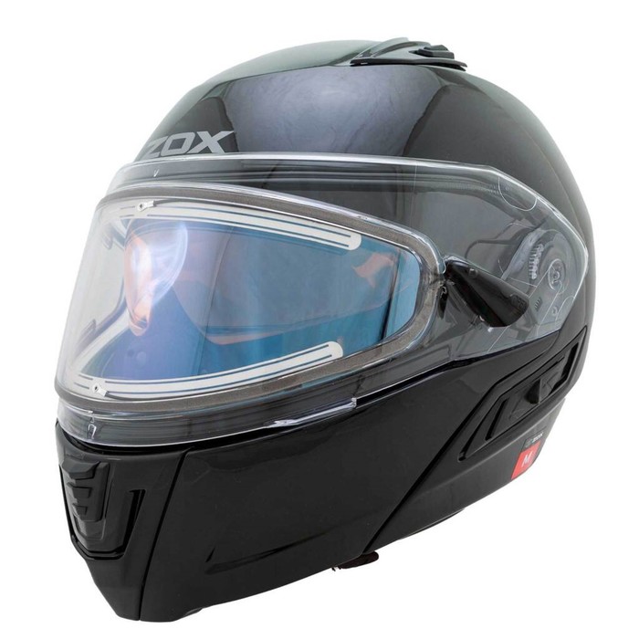 Шлем снегоходный ZOX Condor, стекло с электроподогревом, глянец, черный, L