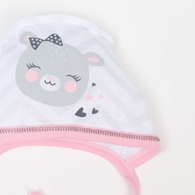 

Чепчик для девочки, цвет МИКС, рост 56 см