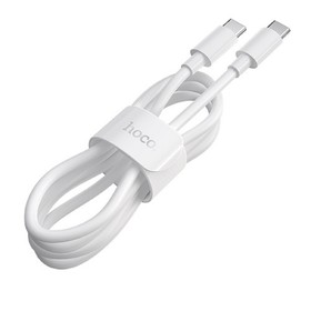 

Кабель Hoco X51, Type-C - Type-C, 100 Вт (зарядка ноутбука), 20 В, 5 А, 2 м, белый