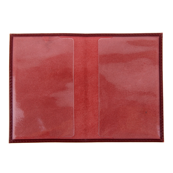 Обложка для паспорта, цвет тёмно-красный