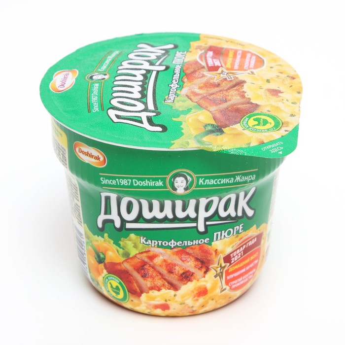

Пюре б/п ДОШИРАК со вкусом курицы 40г