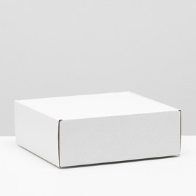 Коробка самосборная, белая, 26 х 24 х 10 см,