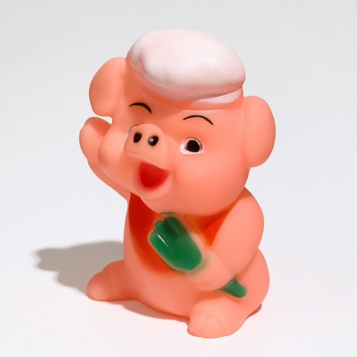 

Игрушка пищащая "Веселая свинка - Повар" для собак, 9 см