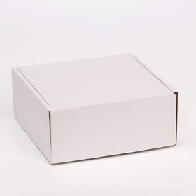 Коробка самосборная, белая, 18 х 18 х 8 см,