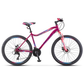 

Велосипед 26" Stels Miss-5000 MD, V020, цвет фиолетовый/розовый, размер 16"