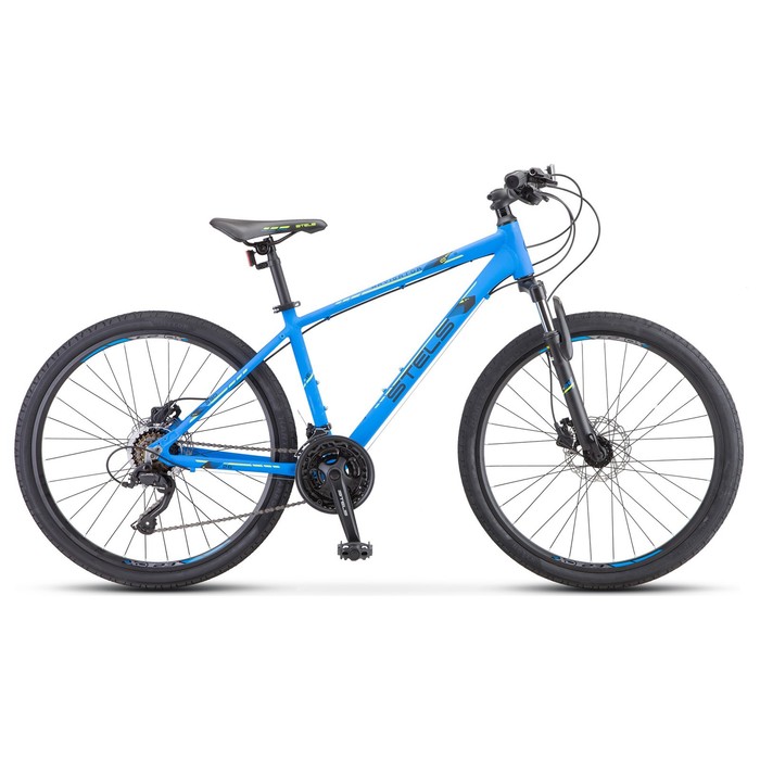 фото Велосипед 26" stels navigator-590 d, k010, цвет синий/салатовый, размер 18"