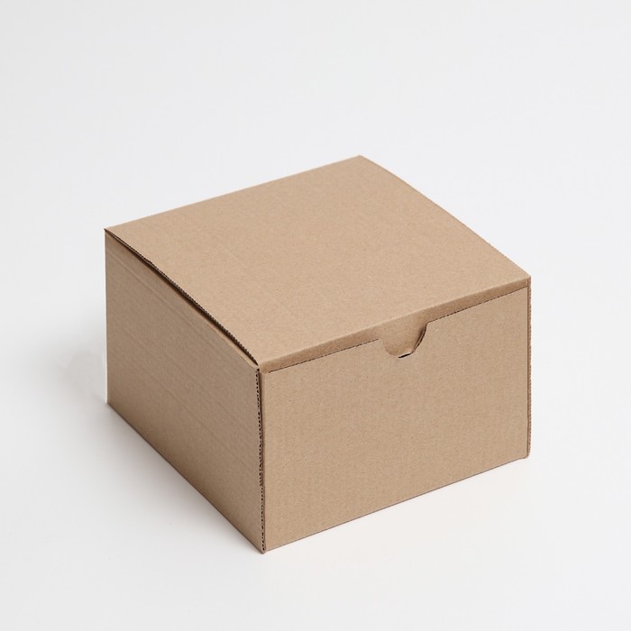 Коробка самосборная, бурая, 15 х 15 х 10 см коробка самосборная бурая 20 х 18 х 5 см