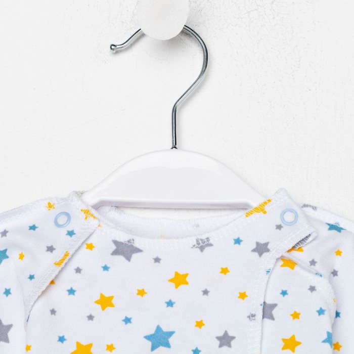 

Распашонка детская, цвет белый/синий, рост 68 см