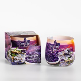 

Свеча ароматическая в стакане "Лаванда", 100 гр