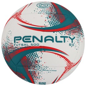 

Мяч футзальный PENALTY BOLA FUTSAL RX 500 XXI, размер 4, PU, термосшивка, цвет белый/зелёный