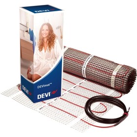 

Теплый пол DEVImat 150T, кабельный, 1800 Вт, 0.5х24 м, 12 м2, двухжильный