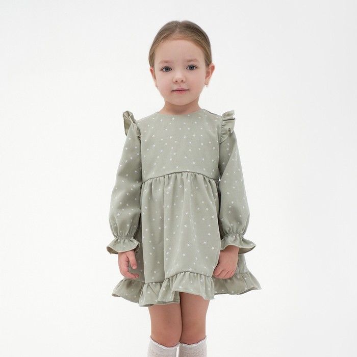 

Платье детское KAFTAN "Звездочки", р. 34 (122-128), мятный