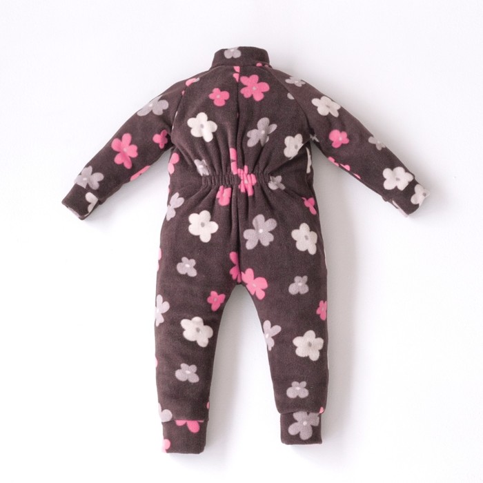 

Комбинезон «Нежность», рост 74-80 см, цвет шоколад, открытый