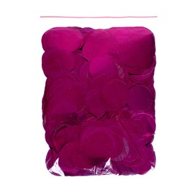 

Наполнитель для шара, конфетти цвета фуксии, 100 г, 2,5 см