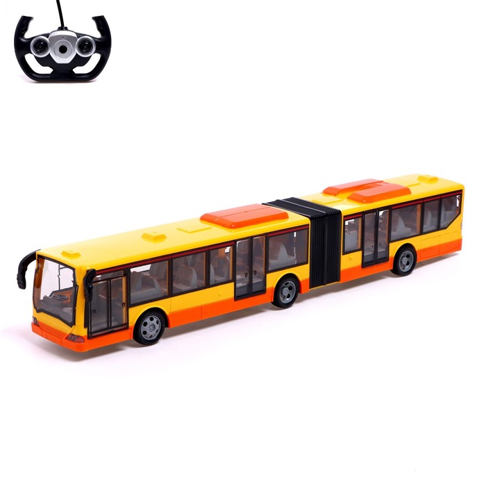 фото Автобус радиоуправляемый "городской",работает от аккумулятора, цвет желтый