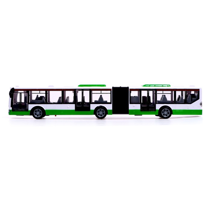 фото Автобус радиоуправляемый «городской», работает от аккумулятора, цвет зелёный