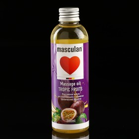 Масло массажное Masculan расслабляющее с ароматом тропических фруктов 200 мл