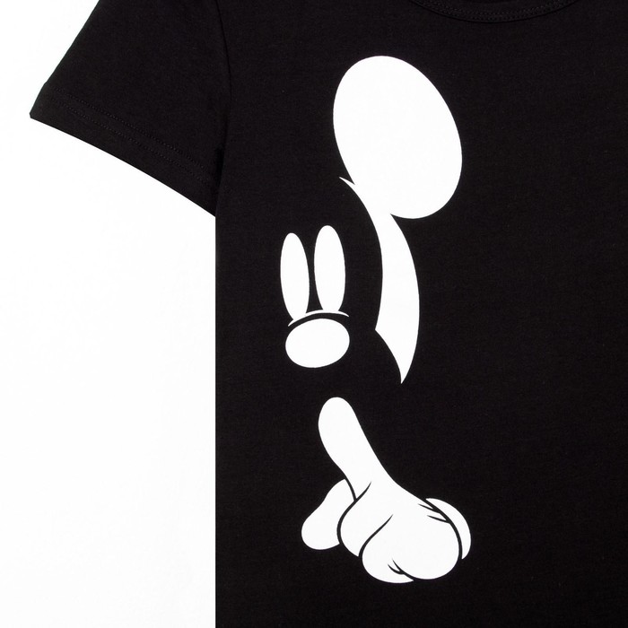 

Футболка «Mickey» Микки Маус, цвет чёрный