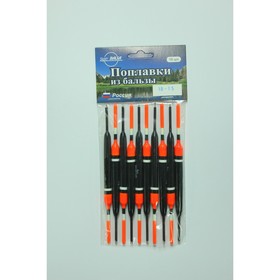 

Поплавок "Super Balsa" 10-15 (1,5 гр.), черный/красный