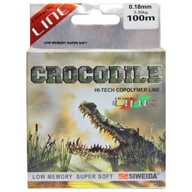 

Леска SIWEIDA "Crocodile" 100м 0,18 (3,30кг) прозрачная