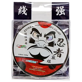 

Леска SIWEIDA "Ninja" (ST4) 100м 0,30 (9,65кг) прозрачная