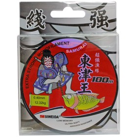 

Леска SIWEIDA "Samurai" (ST3) 100м 0,40 (12,32кг) прозрачная