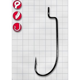 

Крючок GAMAKATSU Worm34 (SPR) (BLACK) №1/0 (6шт)