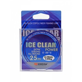 

Леска SIWEIDA "ICE CLEAR" 25м 0,18 (3,95кг) прозрачная