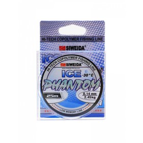 

Леска SIWEIDA "PHANTOM" 25м 0,14 (2,45кг) прозрачная