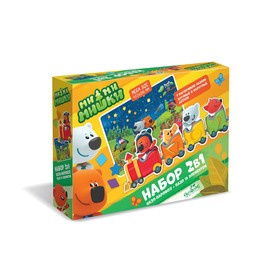 

Игровой набор Паровозик + пазл 11 элементов «Любуемся звездами»